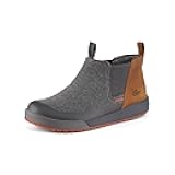 Grundens Dockyard Pull-On Boot - Watersistent Ankle Rain Boot, Deck, Boat, and Fishing Boot with Breathable Lining Anti-Slip Rubber
