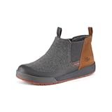 Grundens Dockyard Pull-On Boot - Watersistent Ankle Rain Boot&comma; Deck&comma; Boat&comma; and Fishing Boot with Breathable Lining Anti-Slip Rubber