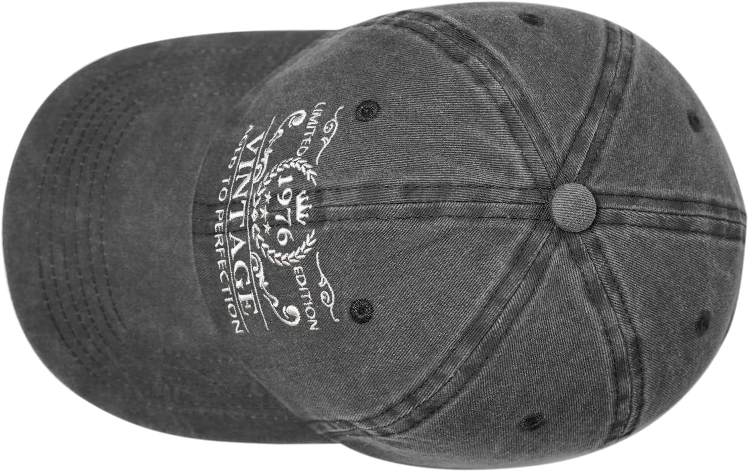 50th Birthday Gifts for Him Her, 50 Year Old Gifts Ideas - Washed Cotton Embroidered Baseball Caps Adjustable - Image 4