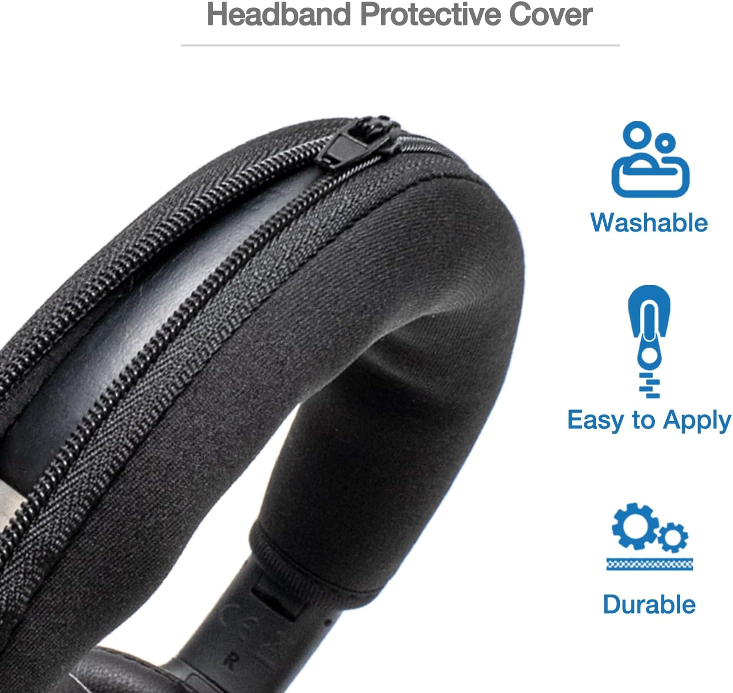 Lambskin Ear Pads Cushion Headband Protective Cover Refresh Kit Compatible with Sennheiser PXC480 PXC550,PXC 550-II,MB660 UC,MB 660 MC Headphone Replacement Earpads - Image 6