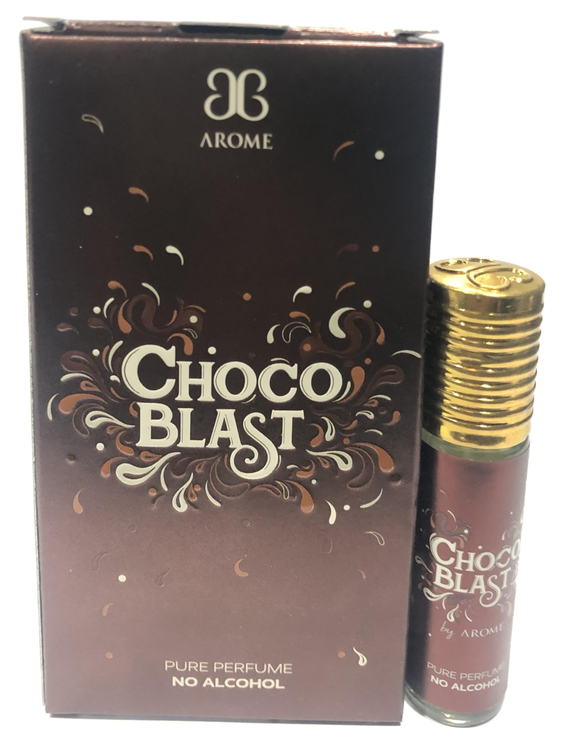 Arome Choco Blast Attar Perfume For Men Women I Non Alcoholic Roll On Attar I Usable For Gift I Chocolate Flavour I Travel Friendly-image-33