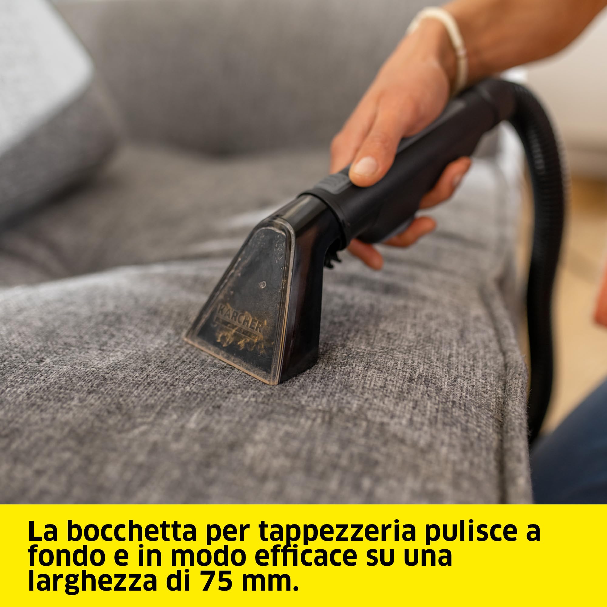 KÄRCHER Lavatappeti Smacchiatore SE 2 Spot Care, potenza assorbita: 450 W, serbatoio acqua pulita: 1,5 l, superficie: 2,89 m², peso: 4,2 kg, bocchetta poltrone, ugello per macchie, detergente RM 519