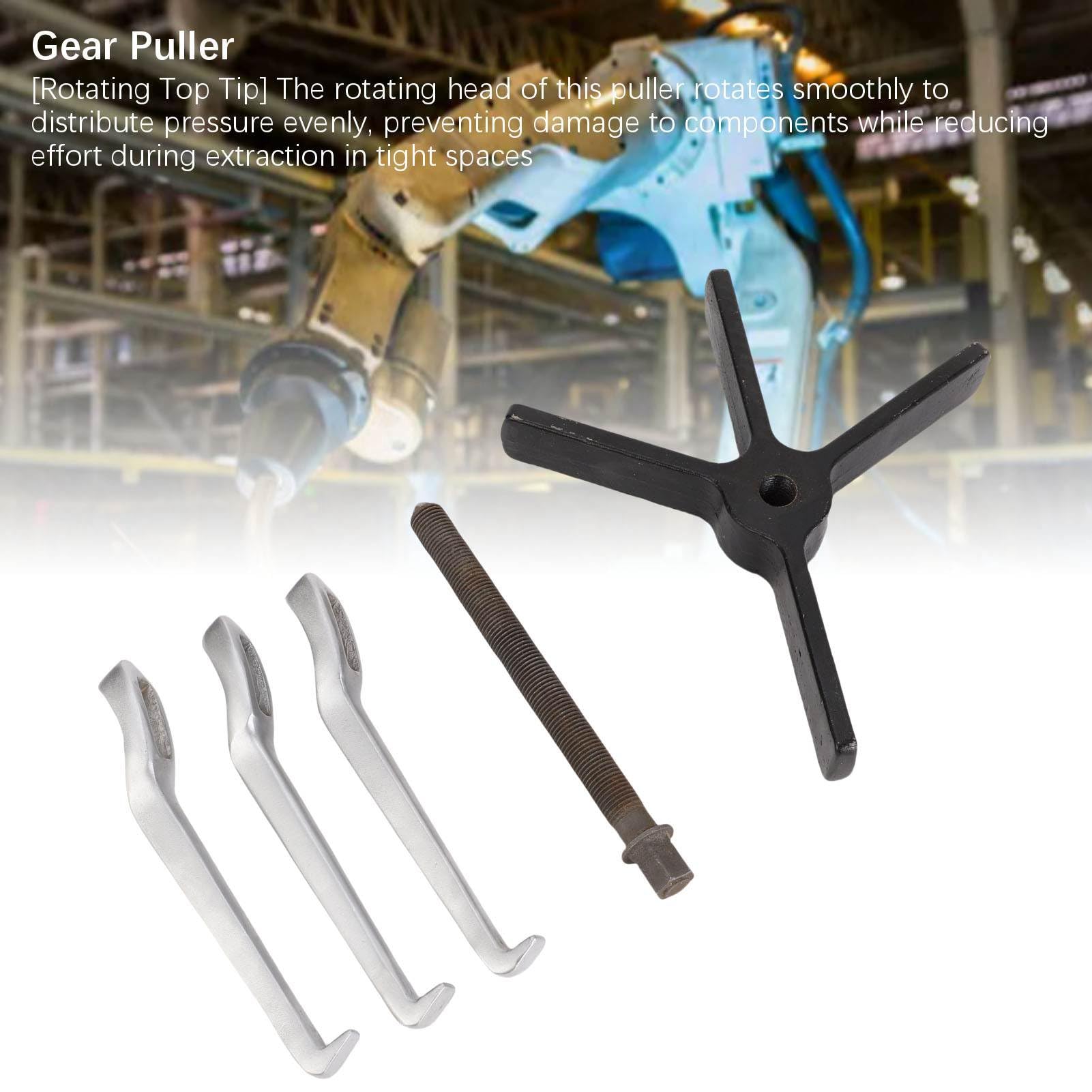 Heavy Duty Gear Puller 3 Jaw Separator Tool, Compact and Practical