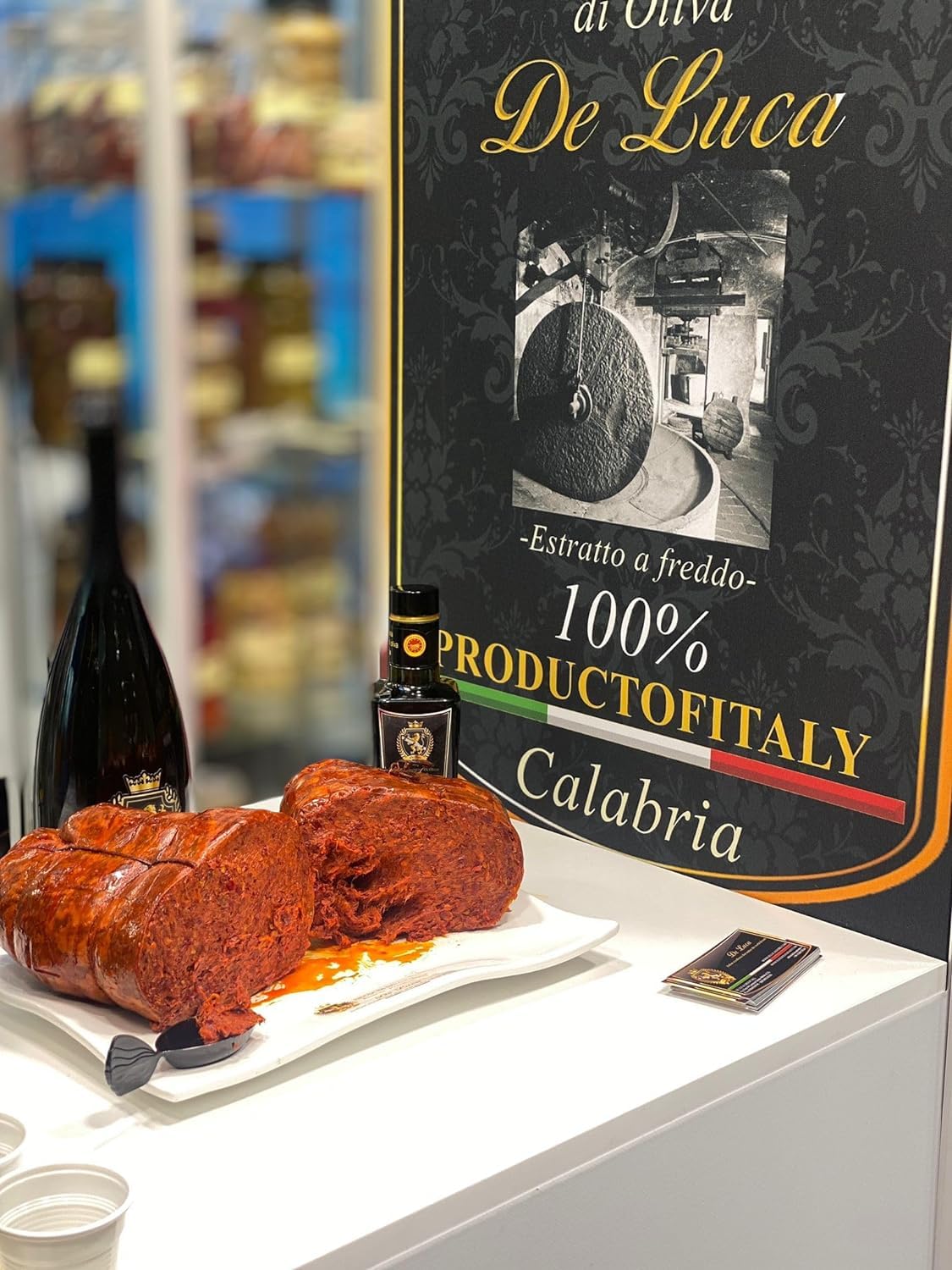 Nduja Di Spilinga Premium Reserve vom schwarzen Schwein De Luca 100% italienisch Hergestellt in Kalabrien De Luca Die italienische Exzellenz, die die Welt zum Träumen bringt 1900 g