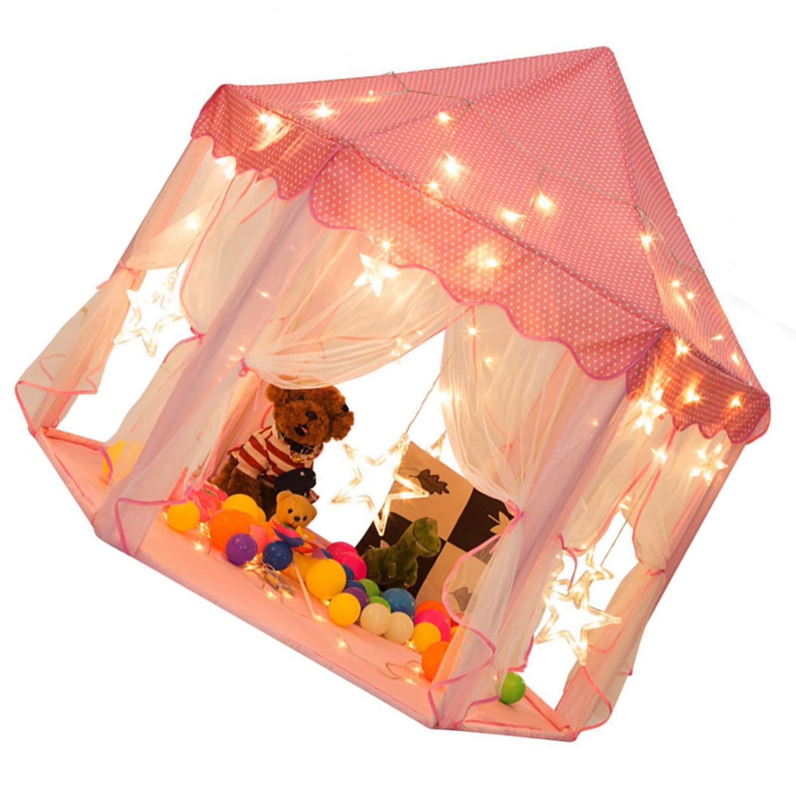 Amazon | 子供用テント プリンセス 知育玩具 室内遊具 室内テント  