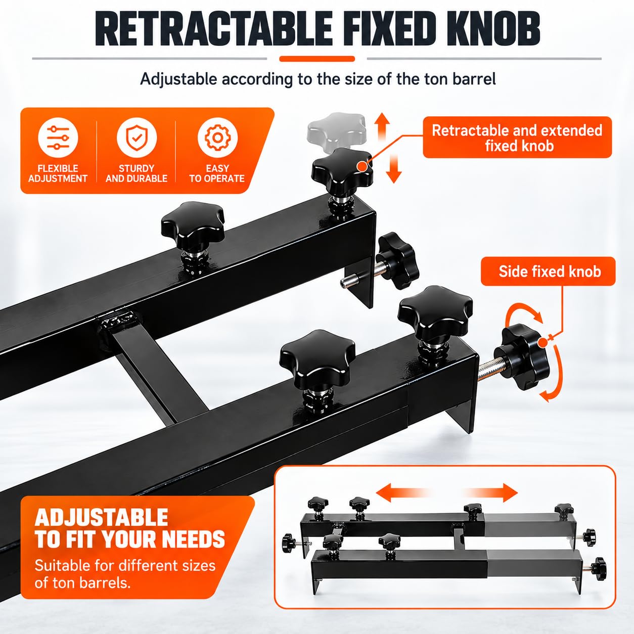 Agitador de Aire IBC con Palas Plegables Inox hasta 1000 L 3Cylinders