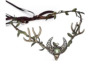 Enchanting Fairy Antler Crown for Dreamy Cosplay and Festivals