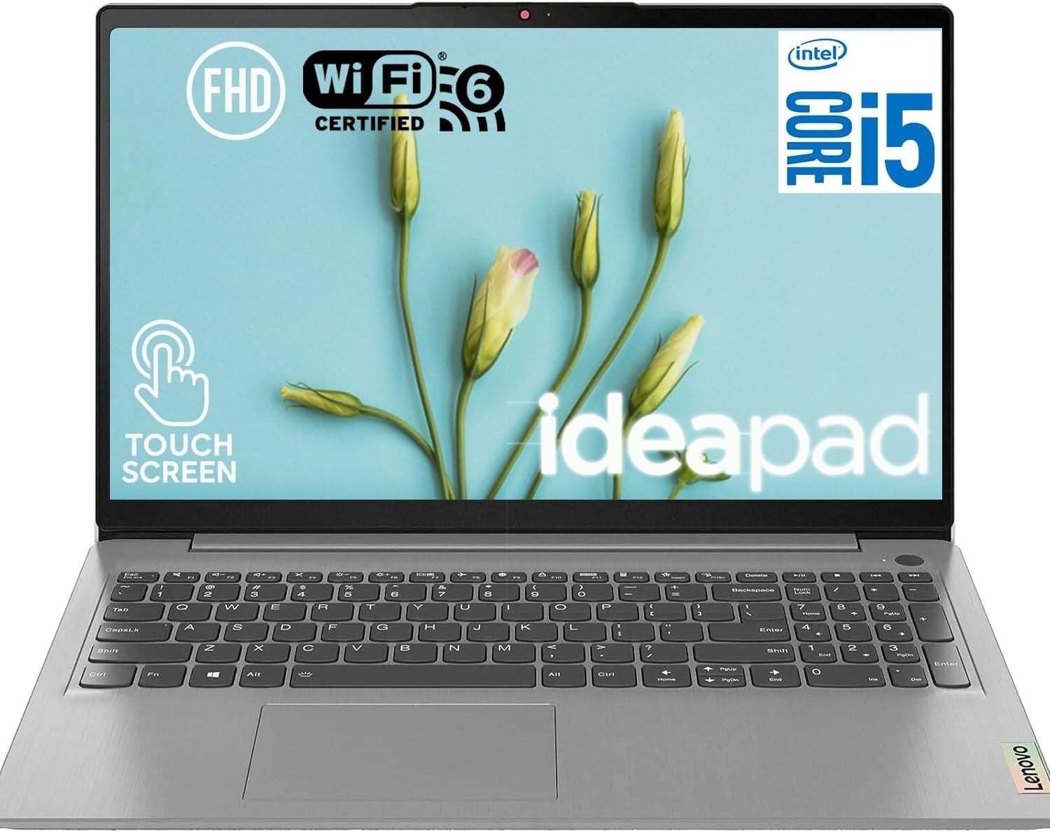Lenovo Ideapad 3i Laptop | 15.6 Inch FHD Touchscreen | Intel Core i5-1135G7, 11th Gen 4-Core | 12GB Memory and 1TB SSD | Win 11 Home | Arctic Grey | Light and Thin | 12 Hour Battery Life