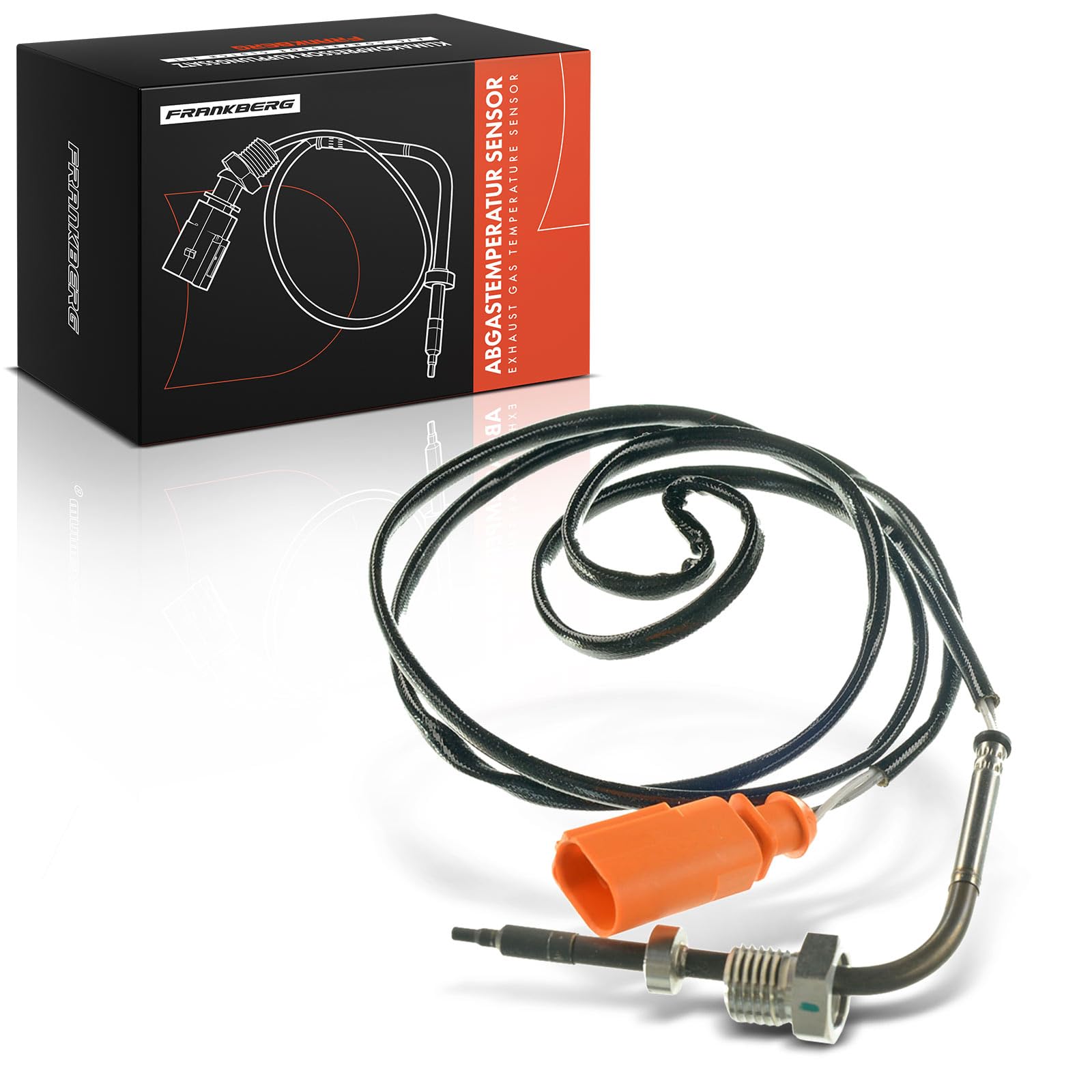 Frankberg Sensor de temperatura de los gases de escape después del filtro | 070906088AF; Compatible con: T.r.a.n.s.p.o.r.t.e.r V plataforma/chasis 7JD 7JE 7JL 7JY 7JZ