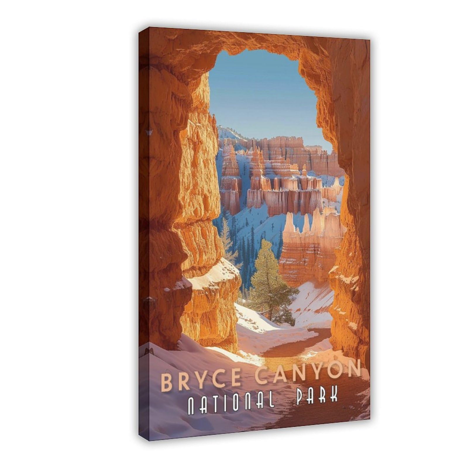 Bareronor Bryce Canyon Canvas Poster for Home Decor Gift