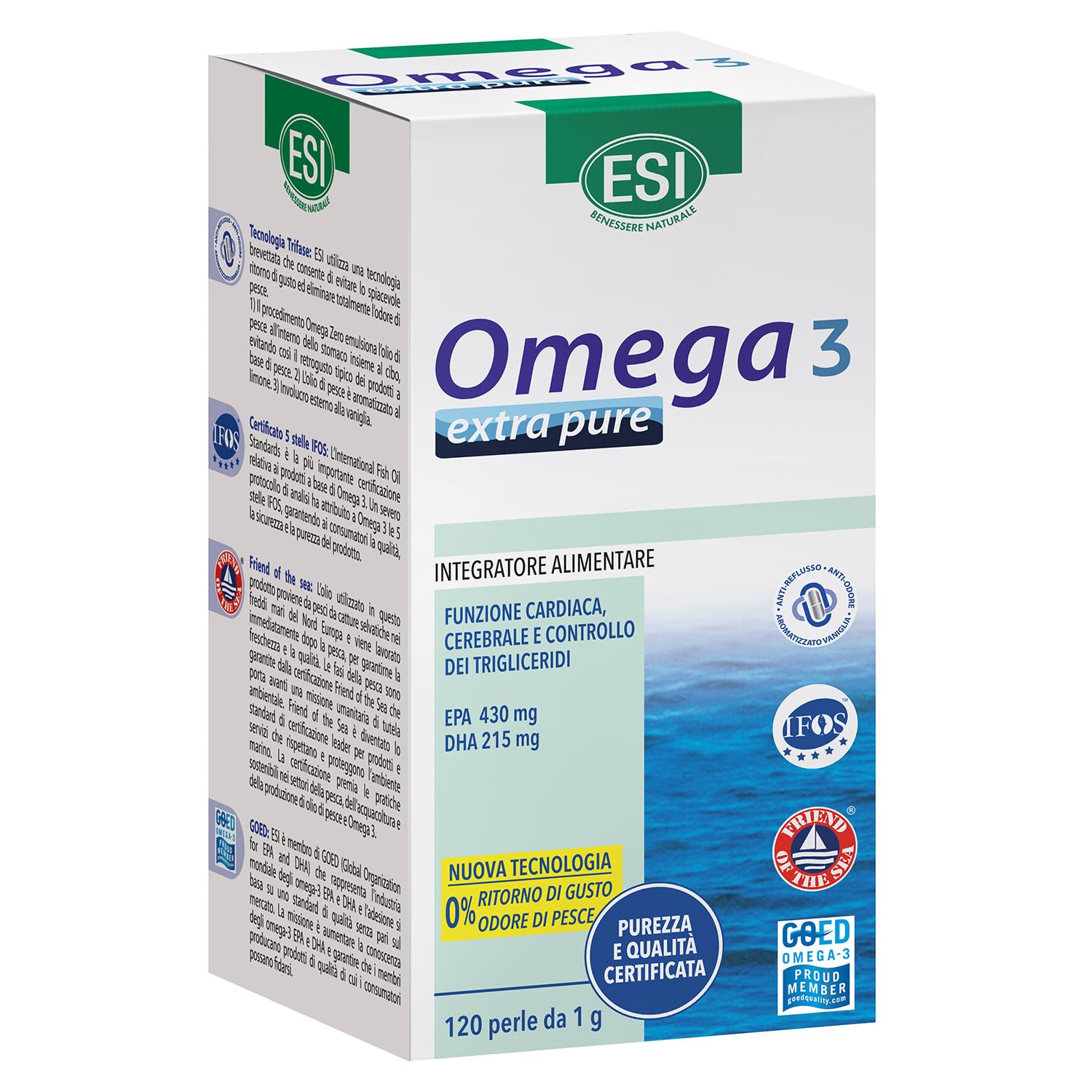 Omega 3 extra pure 120prl