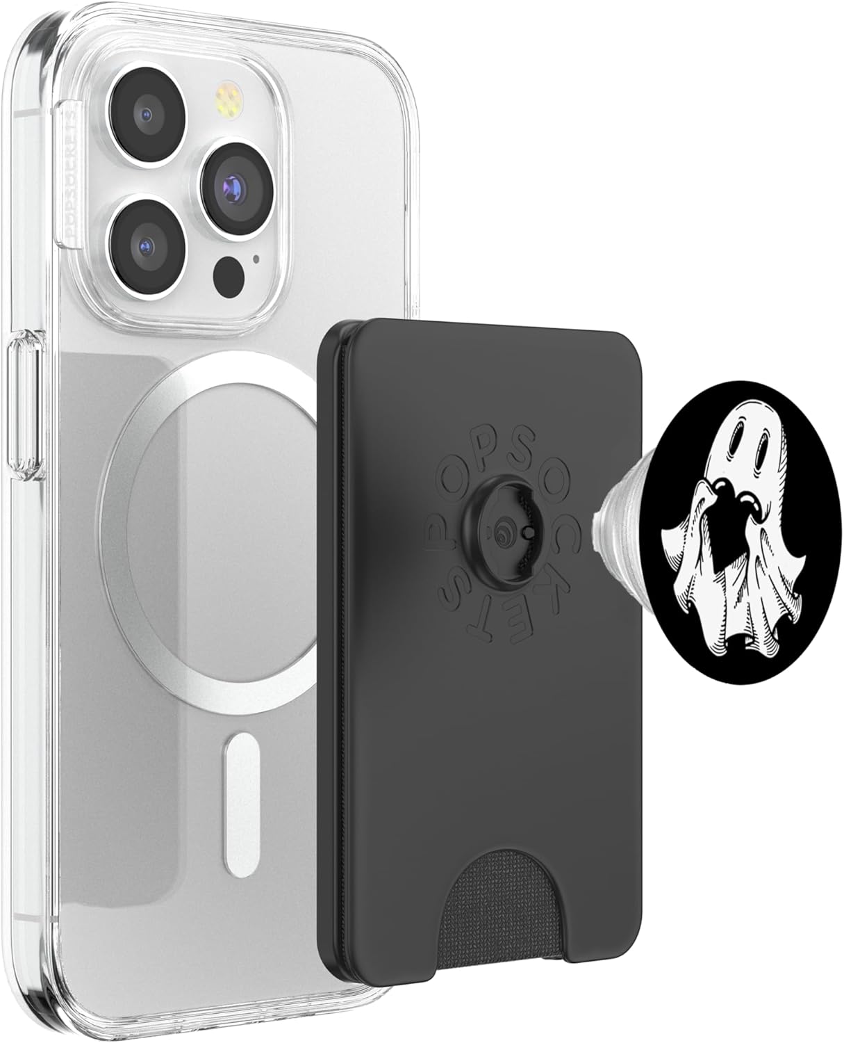 Ghost Lover Gothic PopSockets PopWallet for MagSafe