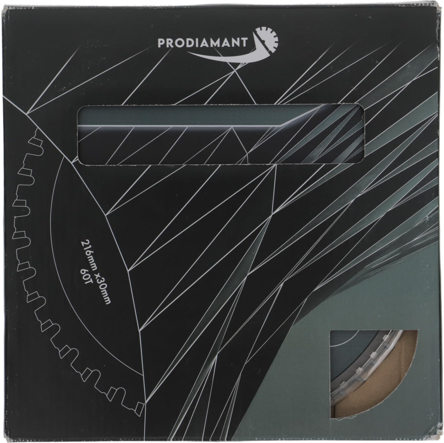 PRODIAMANT Lama per sega multiuso in metallo duro 216 x 30 mm per legno, alluminio, plastica e laminato con denti HM TCT per sega da tavolo, troncatrice e sega circolare