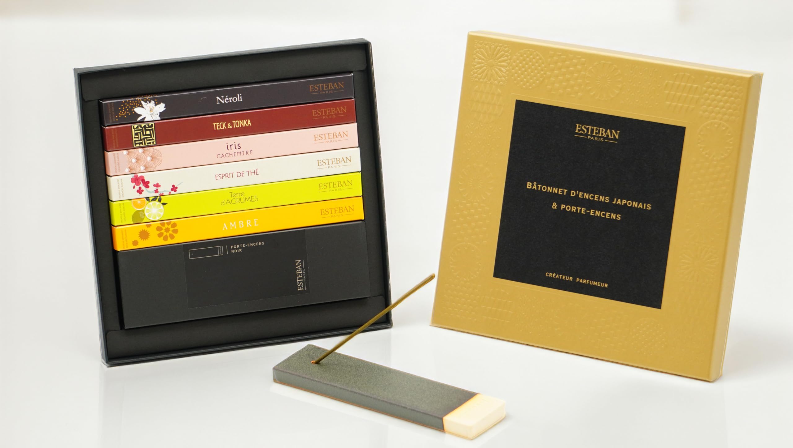6種の香りのアソート 香立て付き (エステバン６種のアソート バトネ&香皿コフレ) Amazon.co.jp: 6種の香りのアソート 香立て付き (エステバン6種の