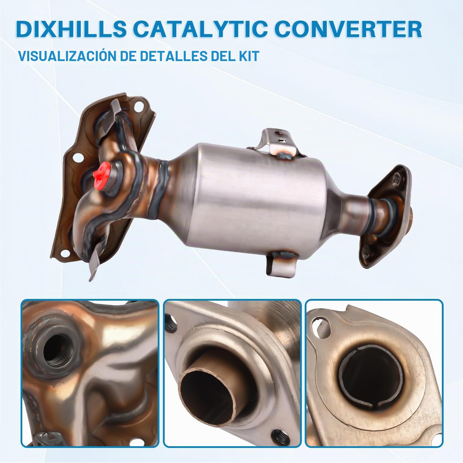 Catalizador con piezas de montaje Compatible con C1 (PM_, PN_) 107 (PM_, PN_) AYGO (_B1_) Reemplazo para 0342L5 171400Q010