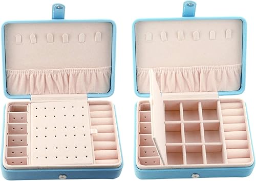 Miniatura 2 de Joyero para mujer, collar, aretes, anillos, accesorios de joyería, organizador