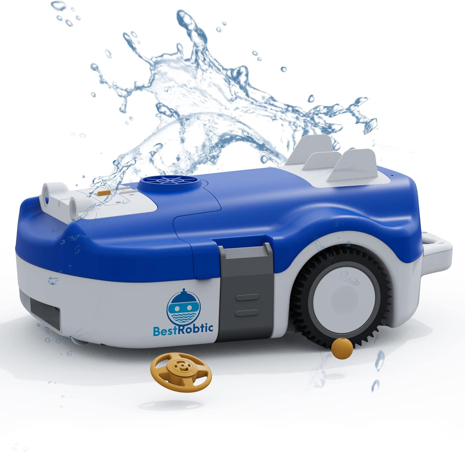 BestRobtic Cordless Robotic Pool Cleaner, Automatic Rechargeable Pool