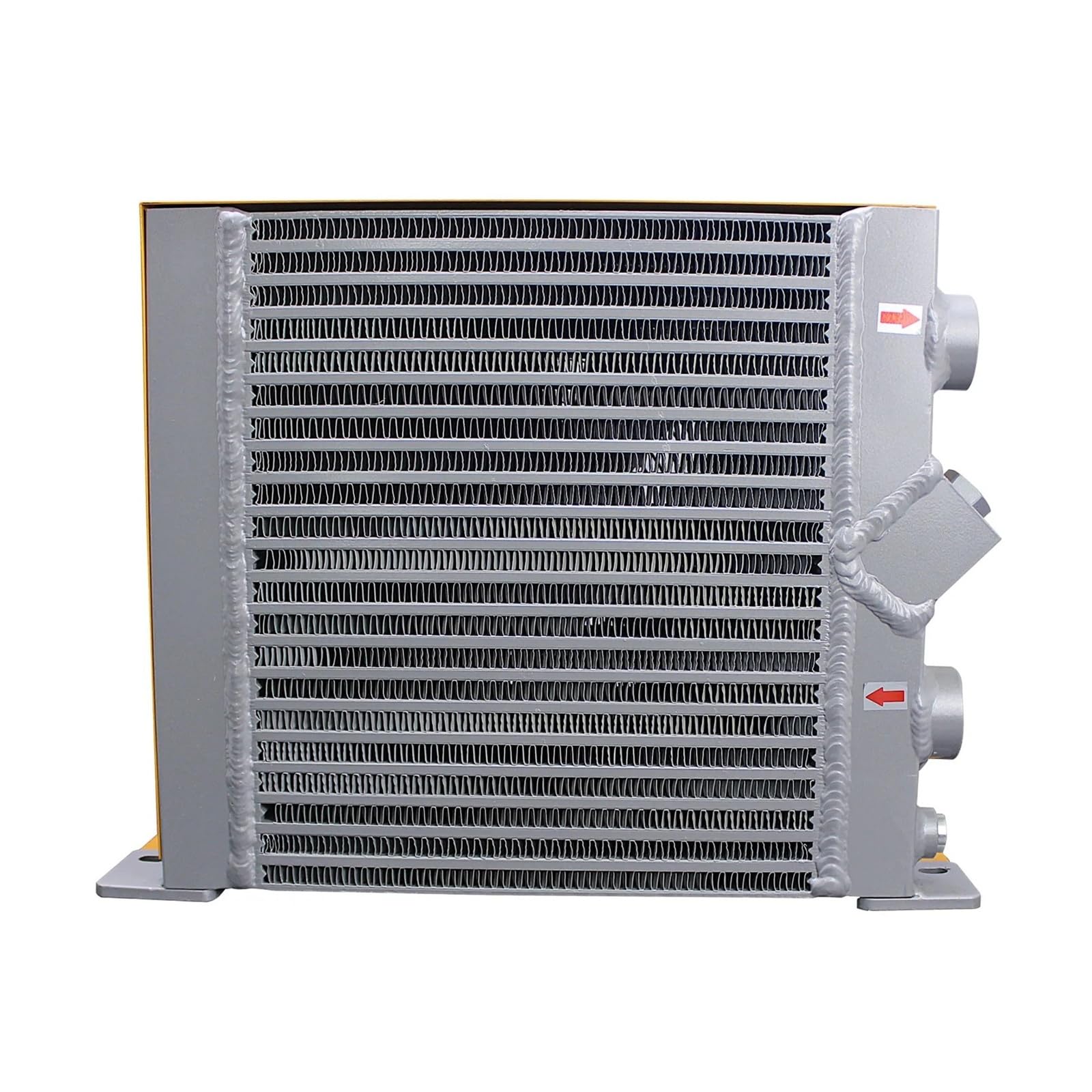 Radiatore idraulico raffreddatore d'aria con valvola di bypass della contropressione AH1012T1-CA 100L/min Raffreddamento Escavatore Ampia area di dissipazione del calore(DC12V)
