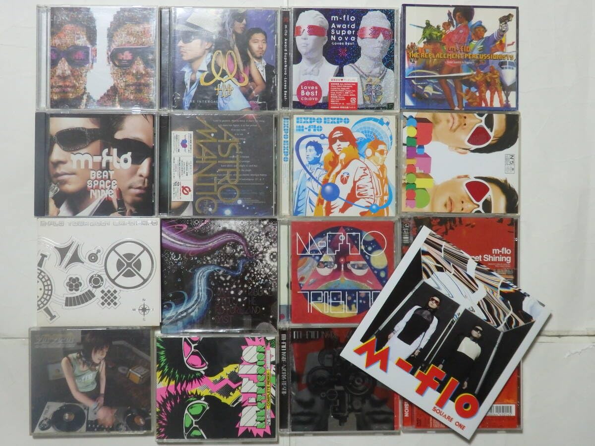 m-flo アルバムセット CD+DVD Amazon.co.jp: 【！】○m-flo アルバムCD＆DVD17枚セット○エムフロー