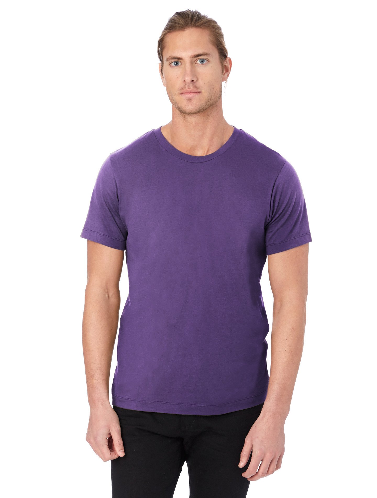 Alternative Mens T-Shirt Cool Blank Cotton Shirt Short Sleeve Go-to Tee