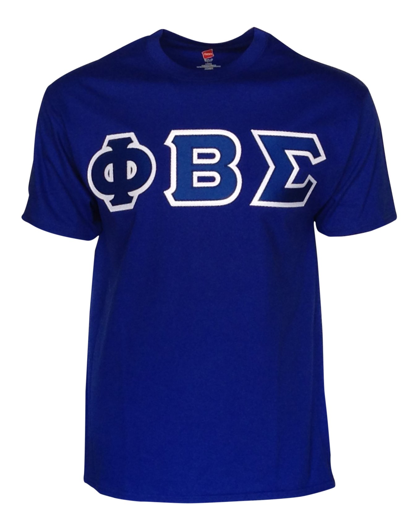 Mega GreekMens Phi Beta Sigma Letter T-Shirt