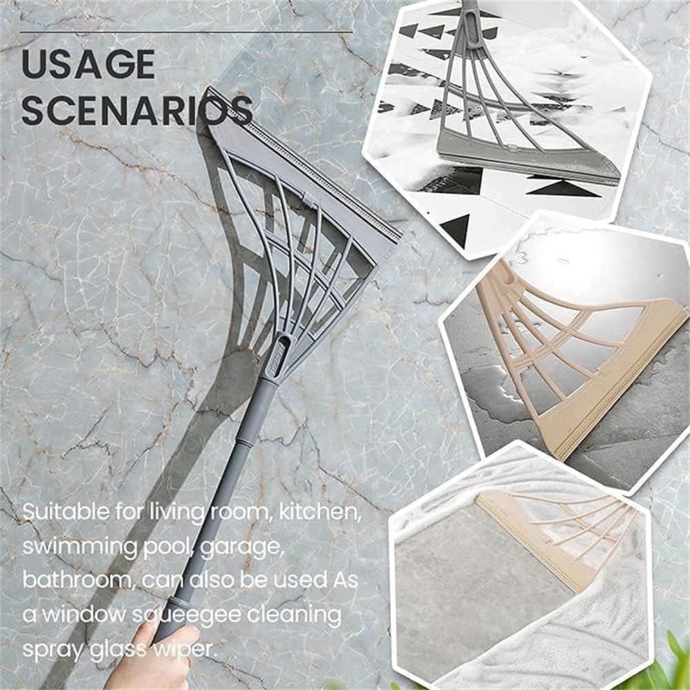Luxansa Magic Broom Wipe Squeeze Silicone Mop Multifunctional Magic Wiper Window and Floor, Bathroom Wiper 2