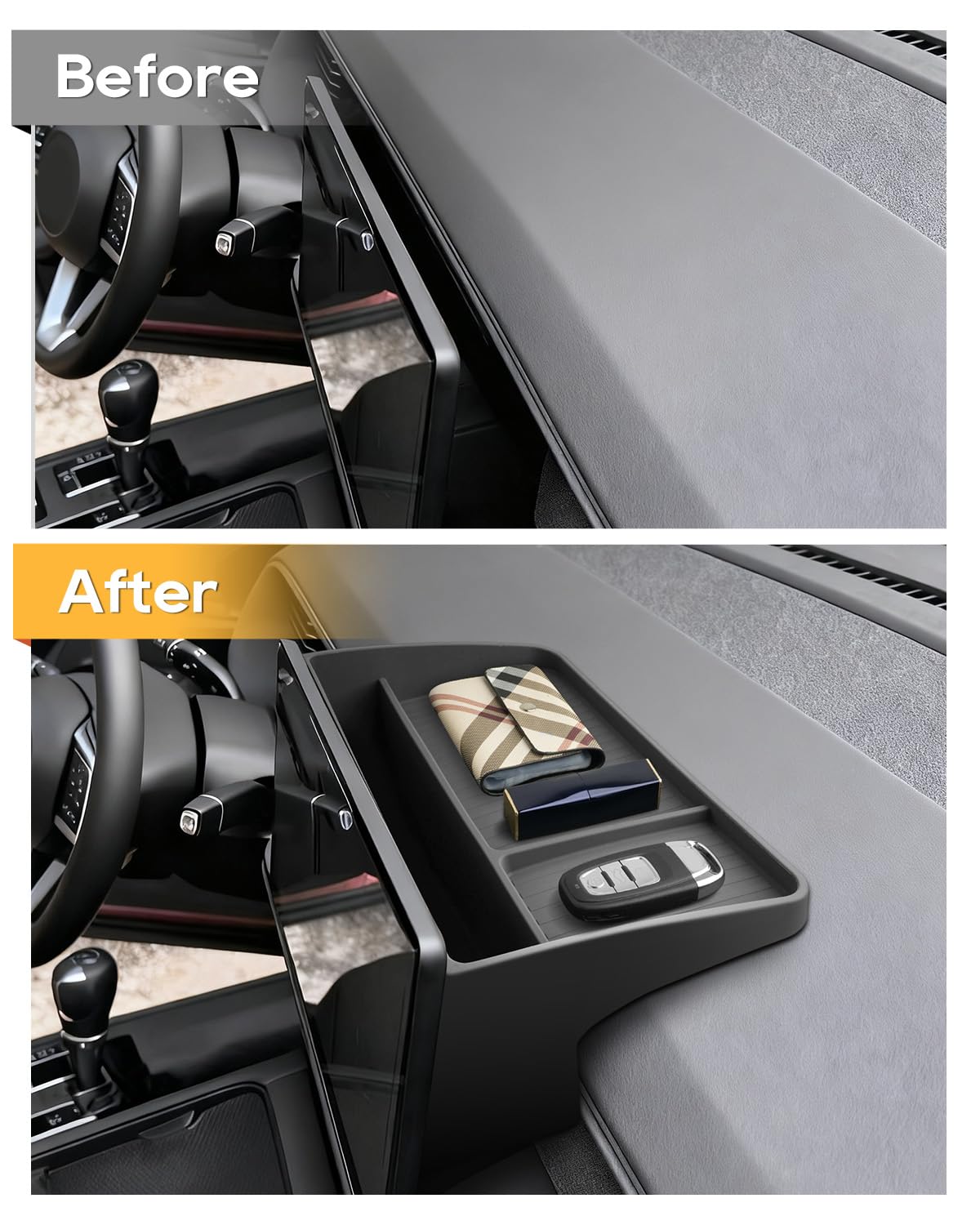 LFOTPP Mittelkonsole Aufbewahrungsbox für Xpeng G6 EV 2025 2026 2027 Hinter dem Bildschirm Dash Instrumententafel Ablagen Tray, für Xpeng G6 EV Zubehör (NICHT für G6 2024!)