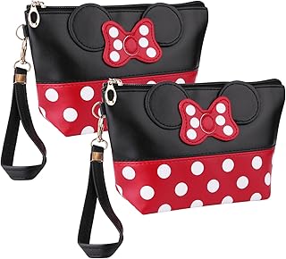 Bolsa de maquillaje de cuero de dibujos anima...