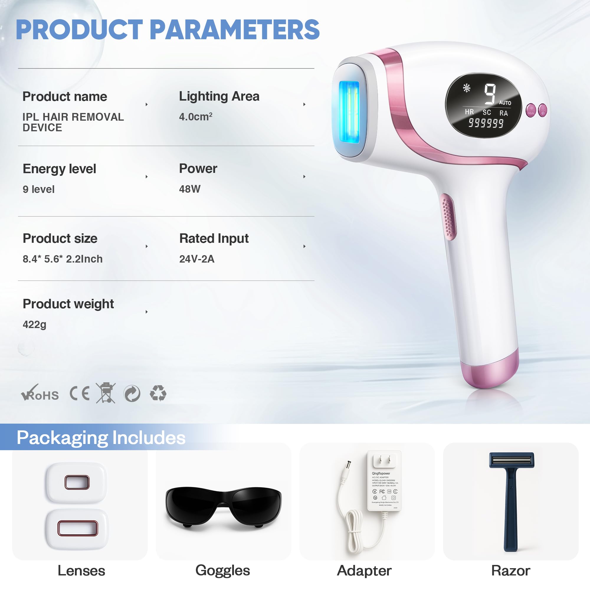 Amazon.com: Laser Hair Removal for Women & Men, IPL Hair Removal