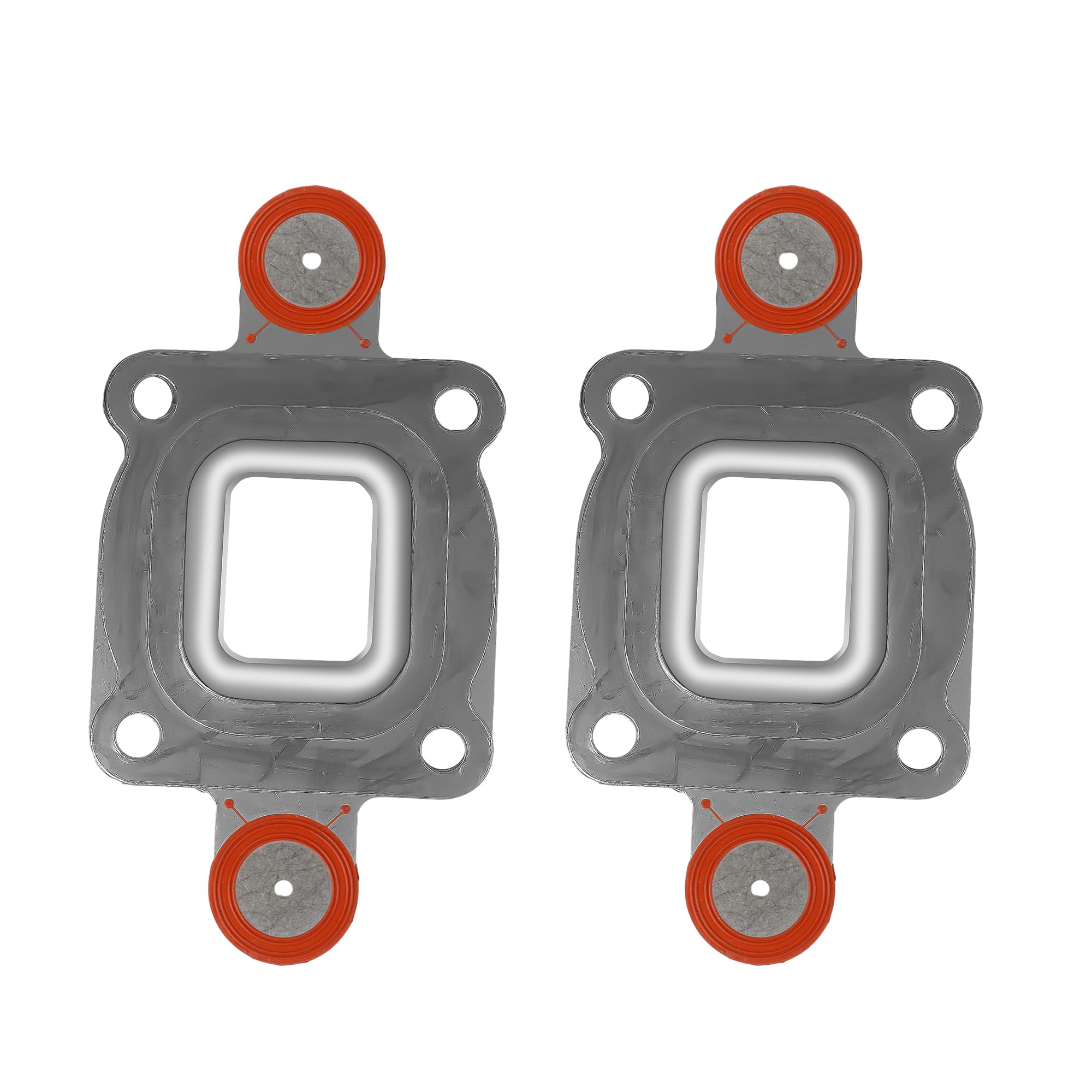 2-Pack Exhaust Manifold Elbow Riser Gasket Dry Joint for MerCruiser 4.3L 5.0L 5.7 L V6 V8 27-864850A02, 27-864850A1