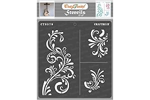 CrafTreat: Fancy Flourish Decorative Stencil
