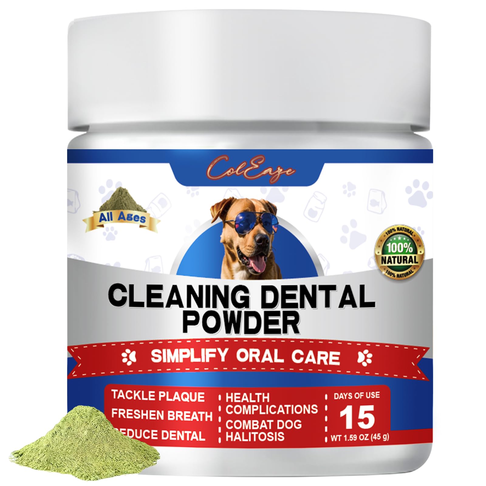 Dog Teeth Cleaning Powder Dog Dental Care And Bad Breath