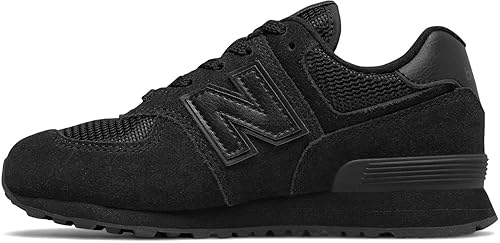 New Balance Boys 574v1 Lace-Up Sneaker, Black/Black, 12.5 M US Toddler (1-4 Years)
