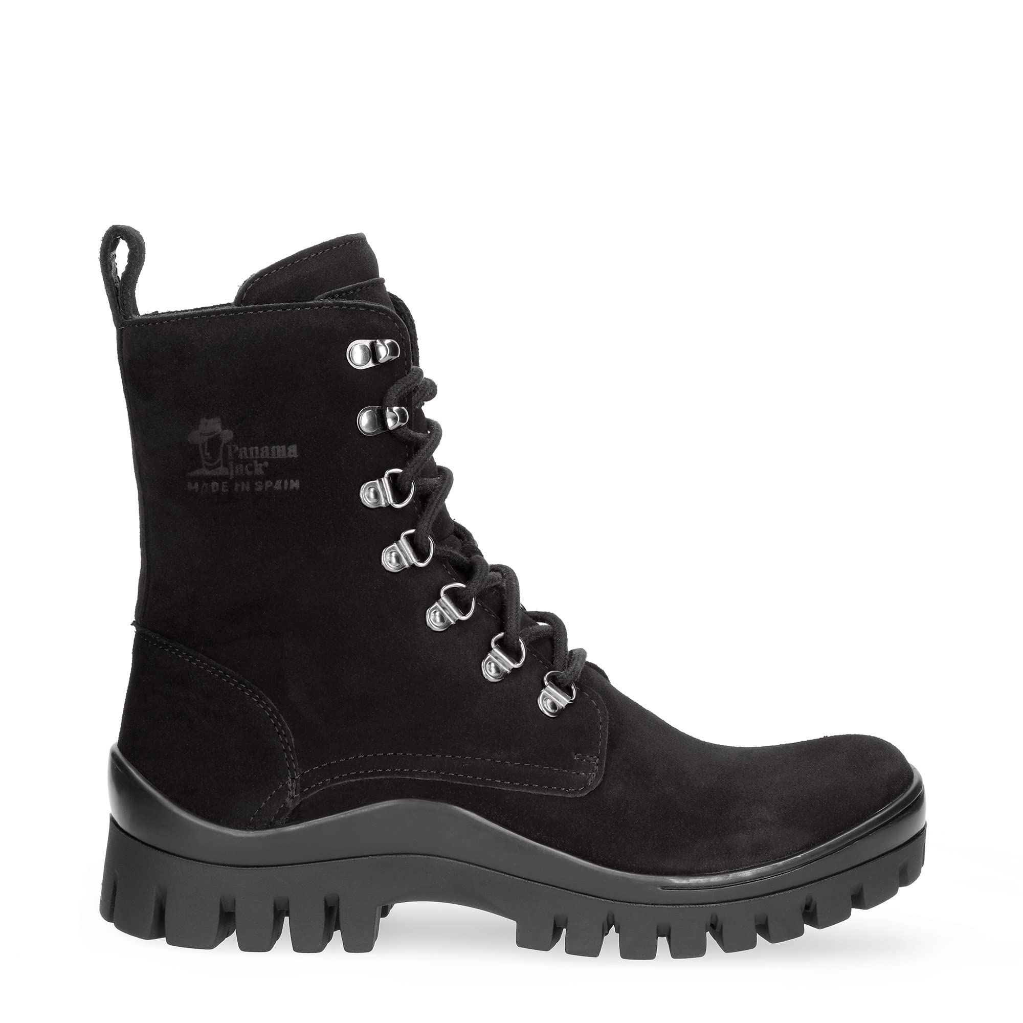 Panama Jack Women's Hong Kong Combat Boot, black, 7 UK