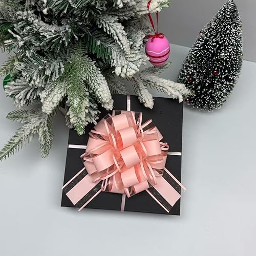 Miniatura 3 de 6 lazos grandes, lazo para envolver regalos, 6 pulgadas, regalo de Navidad, cumpleaños, boda, lazos para envolver cajas o decoraciones de flores
