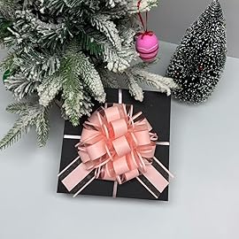 6 PCS Large Pull Bows,Bow for Gift Wrapping,6 inches,Christmas Party Birthday Gift Wedding Ribbon Bows for Wrapping Boxes or Flower Decorations, Valentine\'s Day Gift Decorations