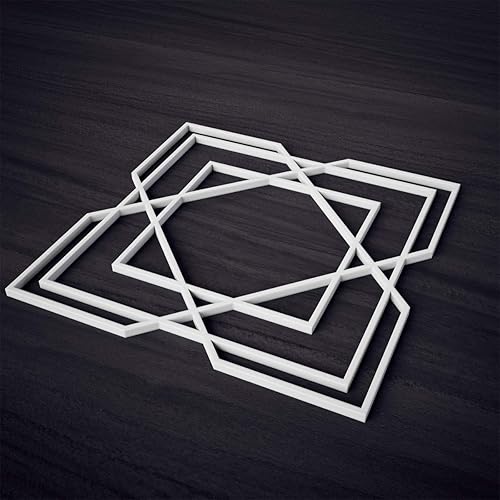 Miniatura 4 de Ekena Millwork 15 38 pulgadas de ancho x 15 38 pulgadas de alto x 38 pulgadas de alto x 38 pulgadas de alto. Paneles de pared decorativos medianos