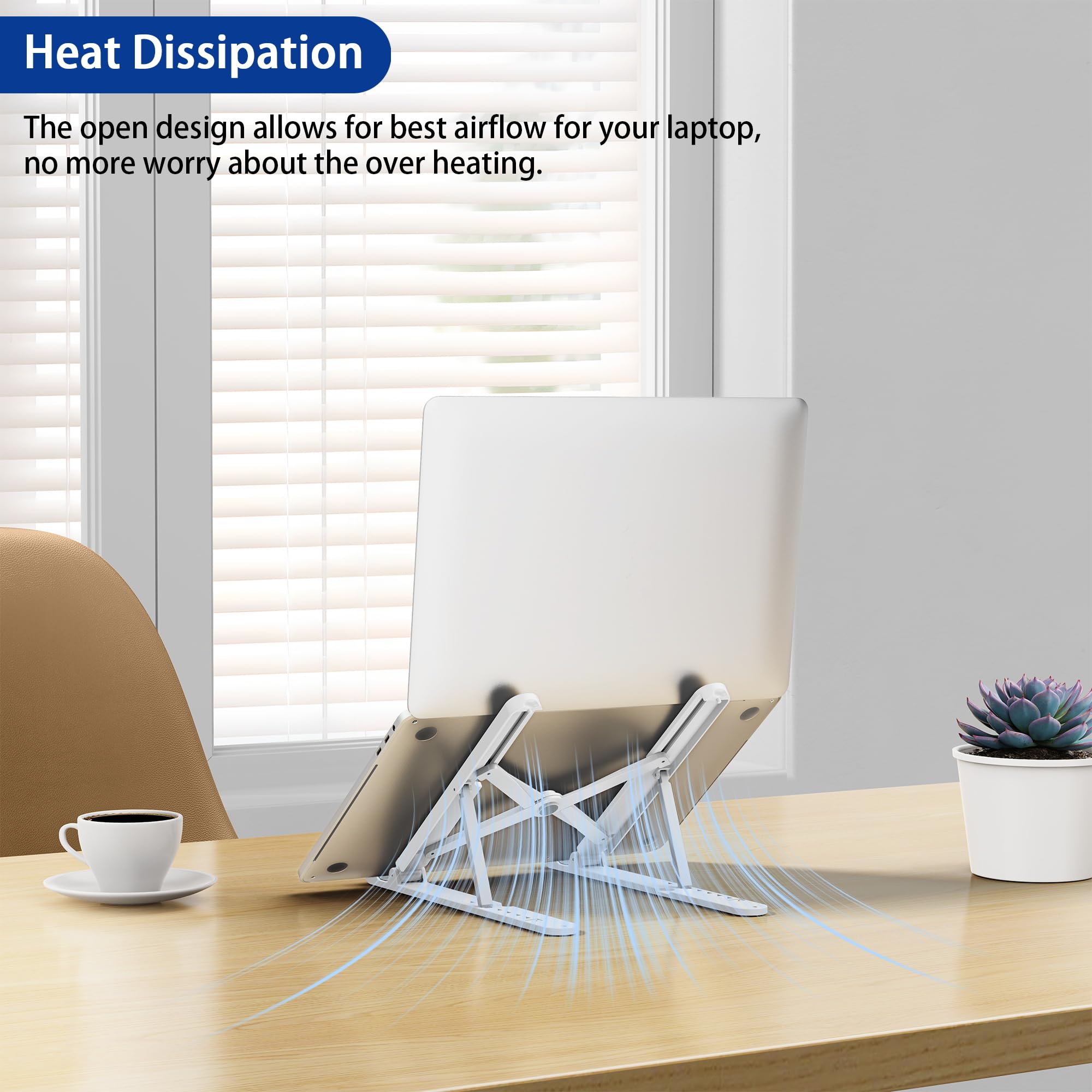 Snapklik.com : BESIGN LS01 Pro Ergonomic Laptop Stand, Plastic Laptop ...