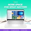 Laptop HP Everyday con Copilot AI • Edición 2026 • Procesador Intel N150 de 4 núcleos • 4GB RAM DDR5 • 128GB SSD + 1TB almacenamiento en la nube • Microsoft 365 • Delgada y portátil • 11.5hrs de batería • Windows 11 7