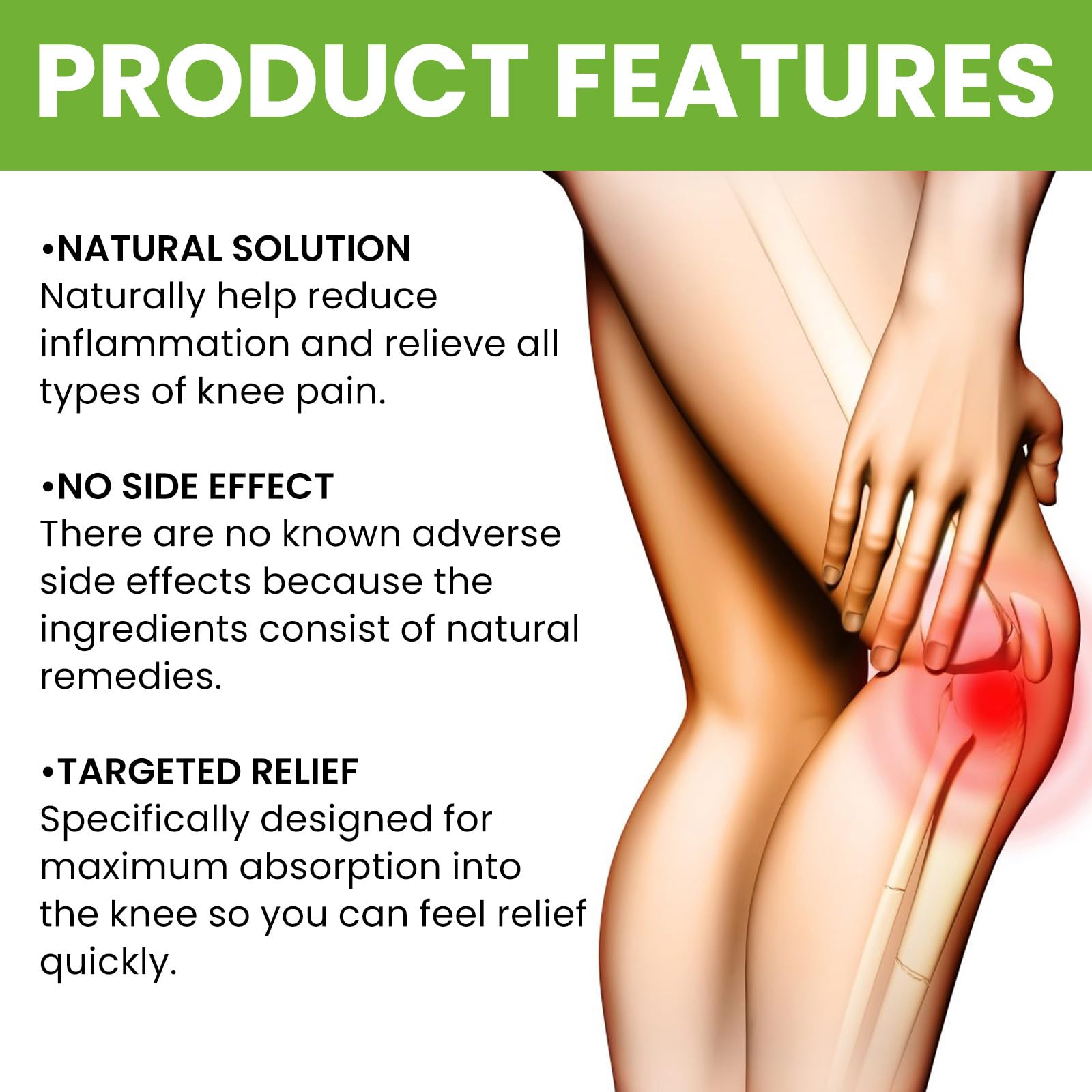 BuNiq Wärmepflaster Nacken Knie Schulter Schmerzpflaster Kniepflaster Kräuterpflaster Knieschmerzen Salbe Pflaster Knee Pain Relief Patch für Arthrose Knie Schmerzen