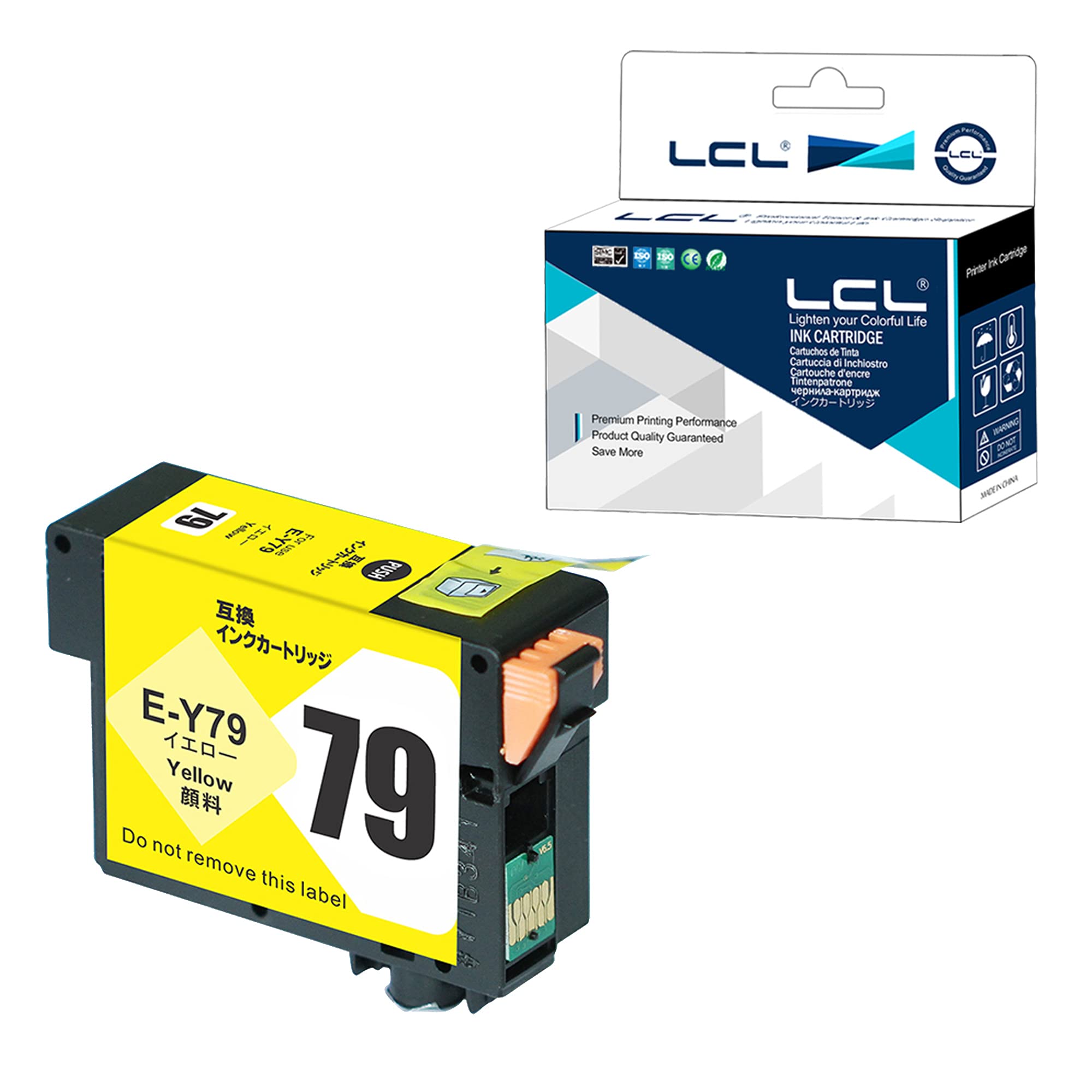 Amazon.co.jp: LCL エプソン用 ICY79 （1パック イエロー） 顔料 残量