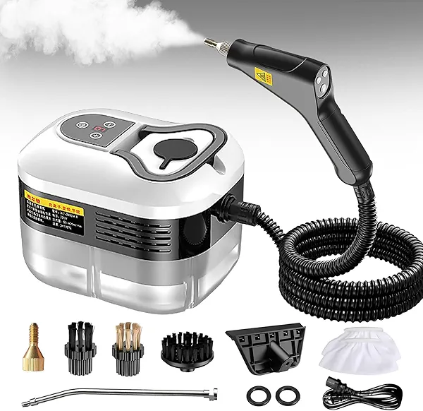SRGARH High Pressure Steam Cleaner, 2500W Portable High Temp Bathroom Power Steamer Cleaning Machine Steam Cleaner For Home Use Kitchen Grease Car Cleaning