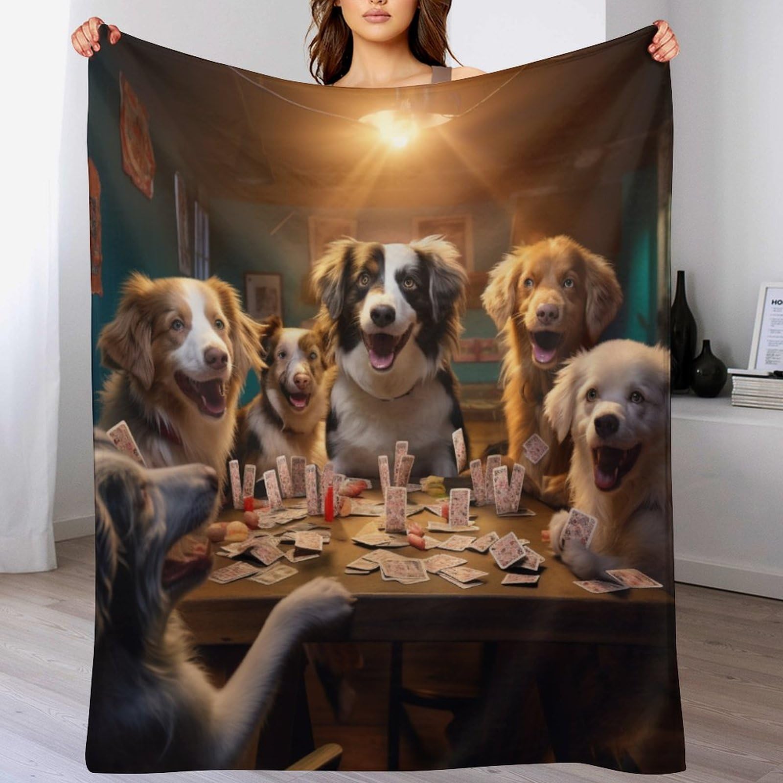 Couverture pour chien contre les poils plaid peluche canapé lit