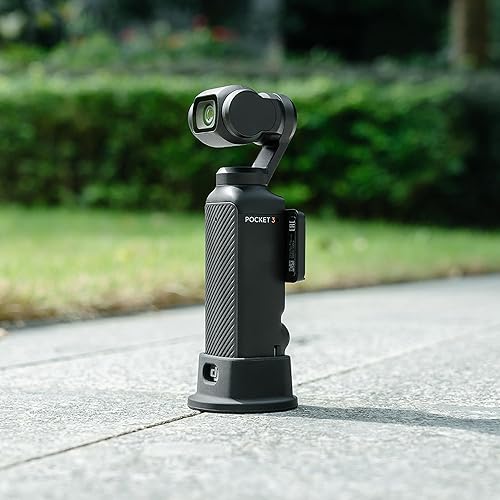 Miniatura 7 de PCTC Soporte de escritorio antideslizante de silicona para DJI Osmo Pocket 3, ligero y compacto, OSMO Pocket 3 Accesorios (negro silicona)