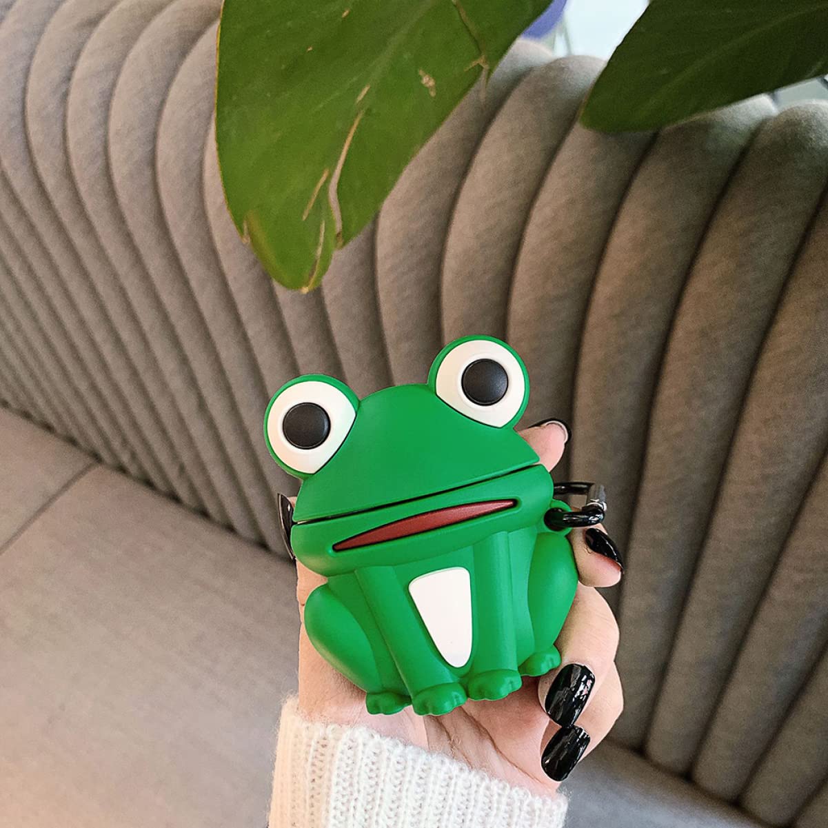 Amazon | UKCOCO シリコンイヤホンケース カエルイヤホンケース 動物