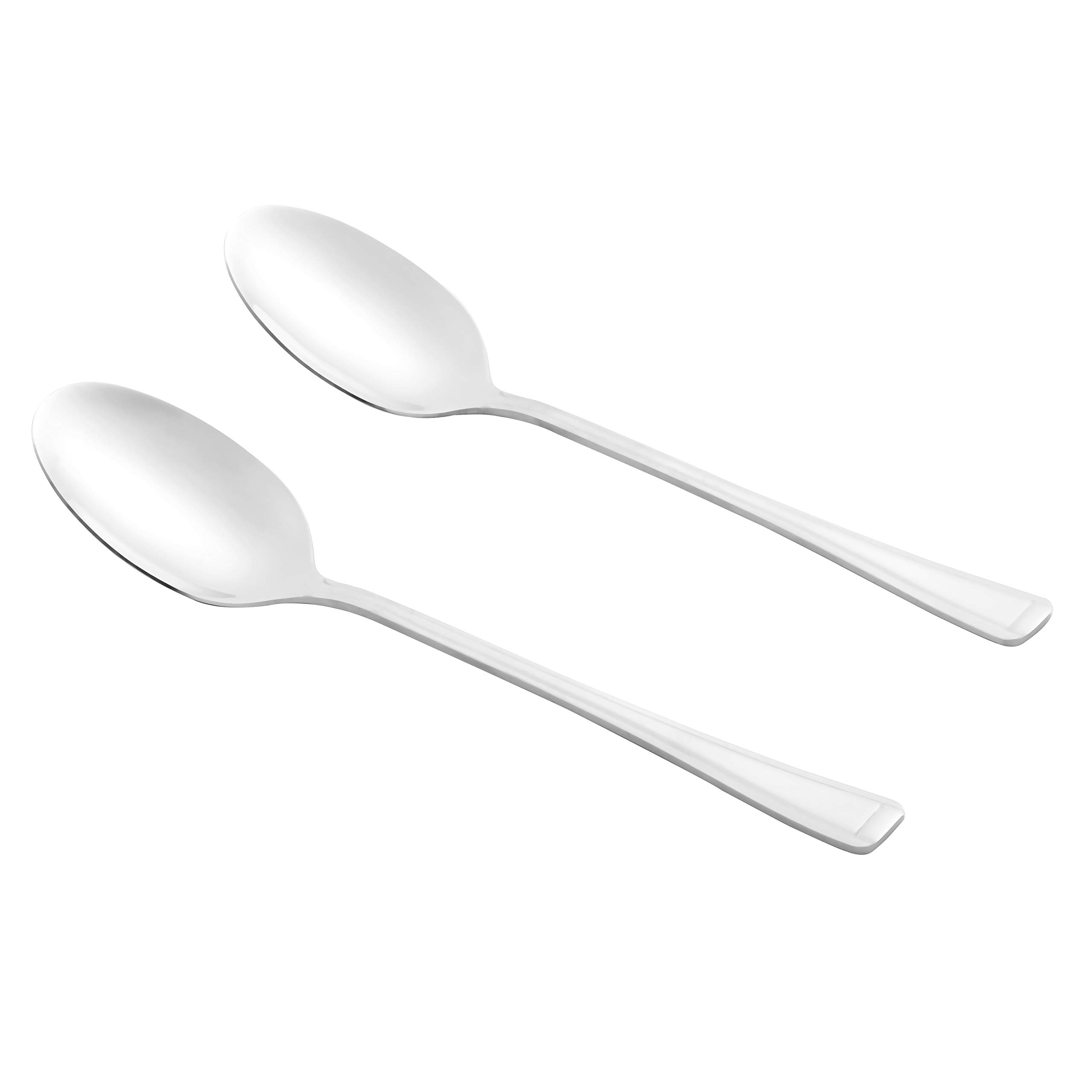 SalterBW09649 2 Piece Buxton Serving Spoon Set | Stainless Steel with Mirror Polish Finish | Ideal for Pasta & Salad