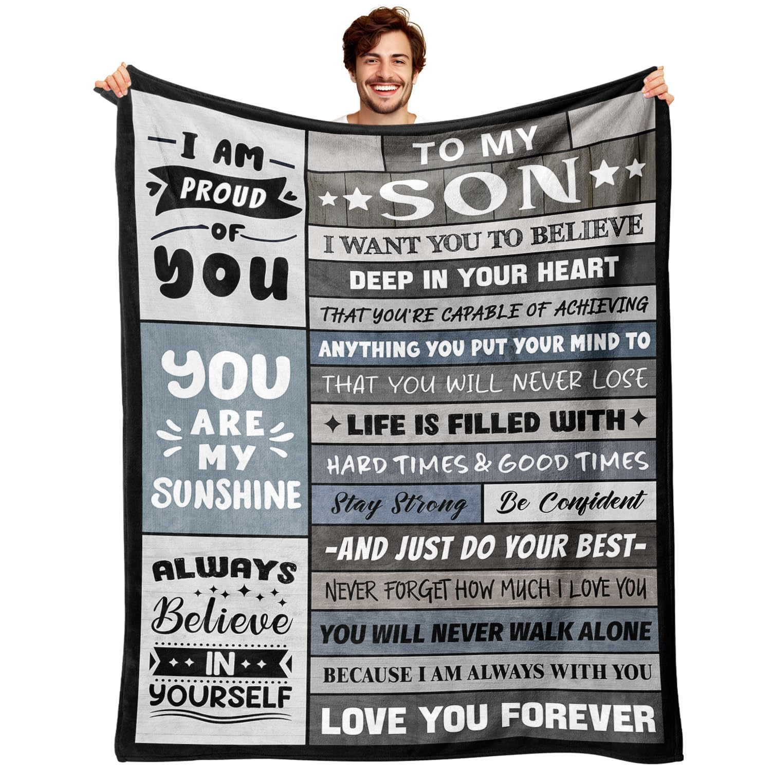 YPURTSD Son Birthday Gifts Ideas - Adult Grown Sons Gifts from Mom Dad - Fathers Day Christmas Valentines Day Wedding Presents for Sons - Graduation