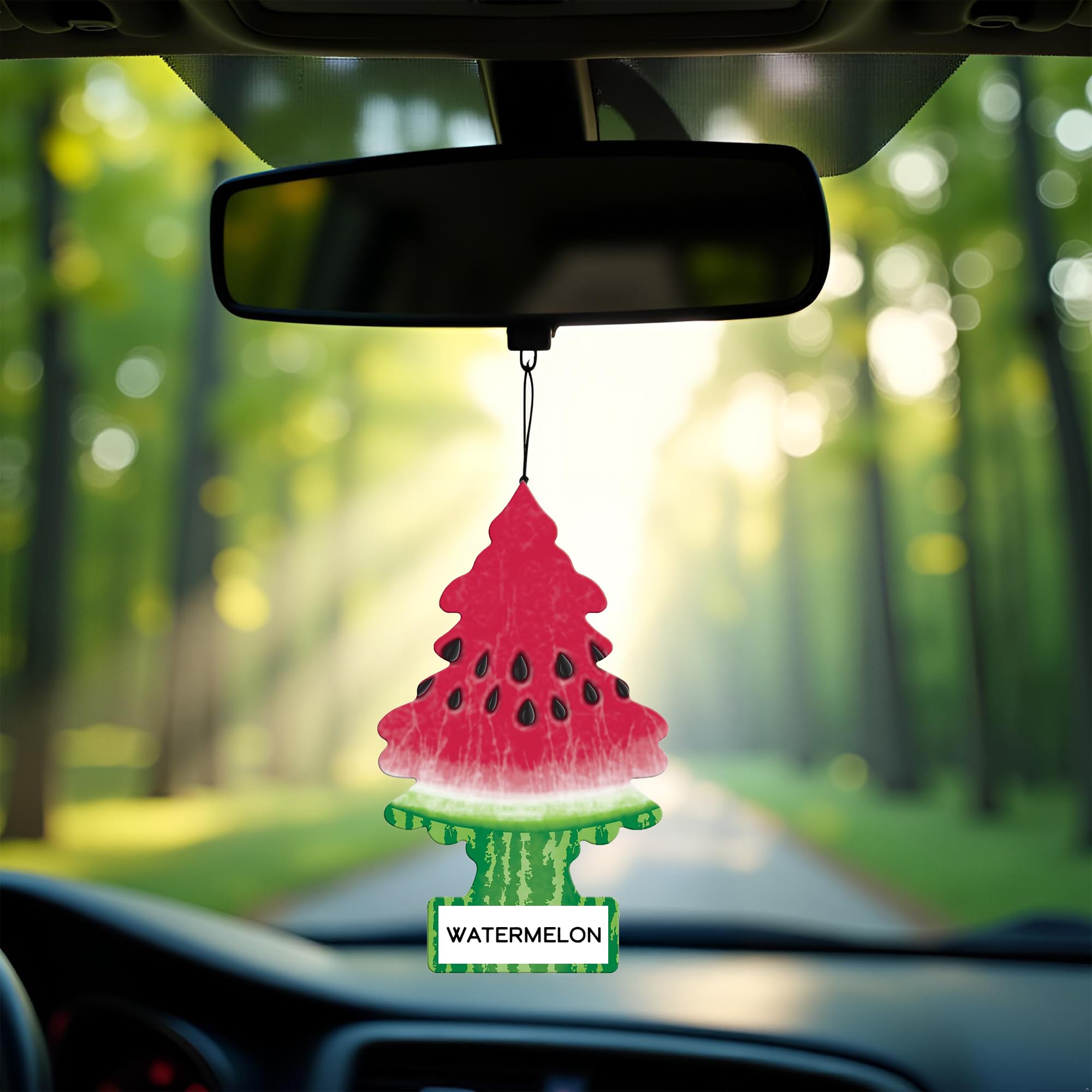 Little Trees Watermelon Air Freshener | Tree-Shaped Hanging Design | Ideal For Car, Home, Wardrobes etc | Imported from USA