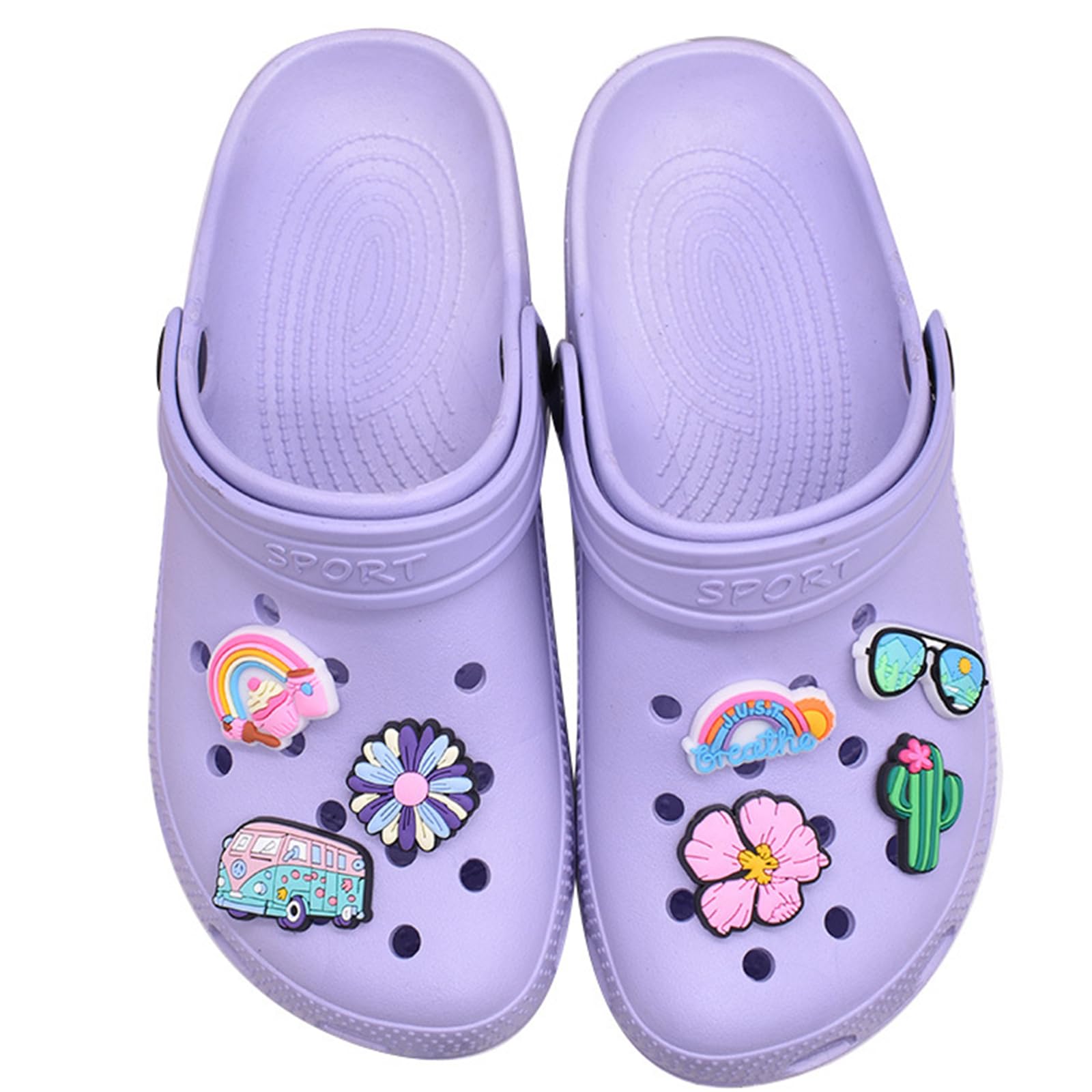Pack 35 Adornos para Zapatos Zuecos, Shoe Charms, Pins Decorativos para Regalos de Niños Fiesta