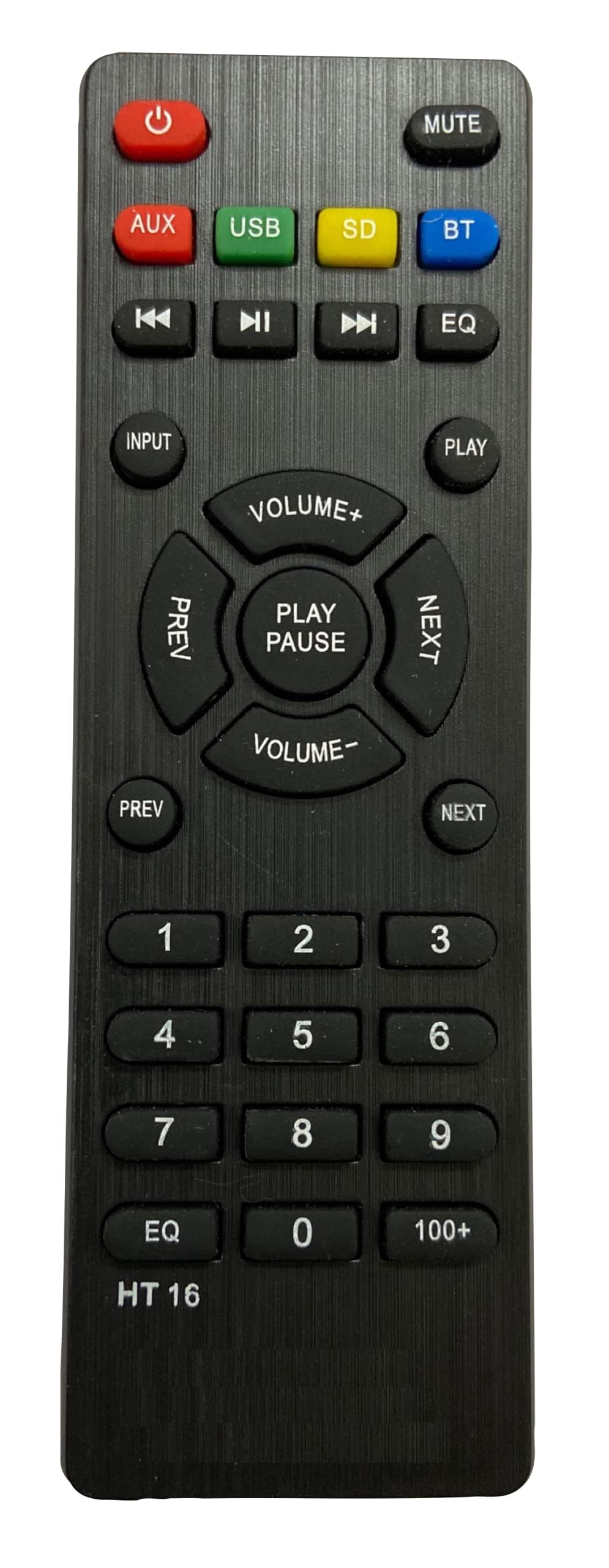 Remote Control Compatible No. 580, Compatible for Zebronics Home Theater System (Black) Easily Manage Your Sound Bar with This Remote (Match Image Before Place an Order)